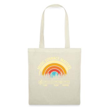 La littératie musicale, ça compte - Sac en tissu - nature - Devant
