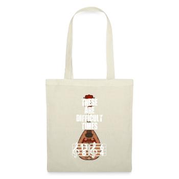 These Are Difficult Times Funny Music Pun - Tote Bag - nature - Front