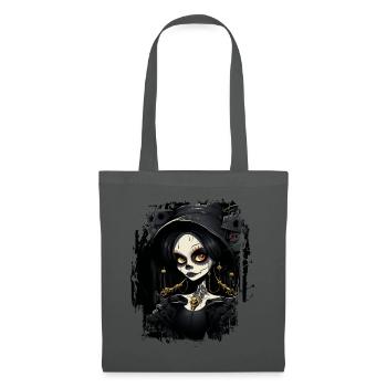 Jolie fille gothique - Sac en tissu - gris graphite - Devant
