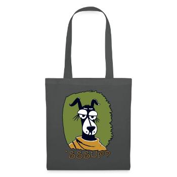 Quoi de neuf, quoi de neuf, un chien de dessin animé cool - Sac en tissu - gris graphite - Devant