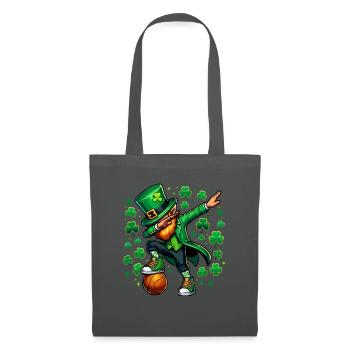 St Patrick's Day Irish Party Green Basketball Leprechaun - Tote Bag - graphite grey - Front