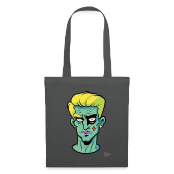 Dessin animé du beau par excellence - Sac en tissu - gris graphite - Devant