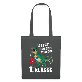 School enrollment back to school boys schoolchild 2024 - Tote Bag - graphite grey - Front