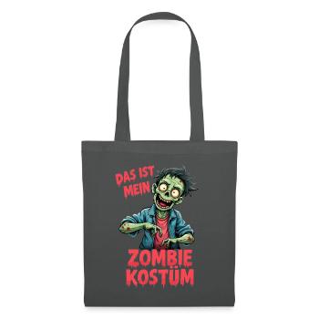 Zombie Disguise Carnival Boys - Tote Bag - graphite grey - Front
