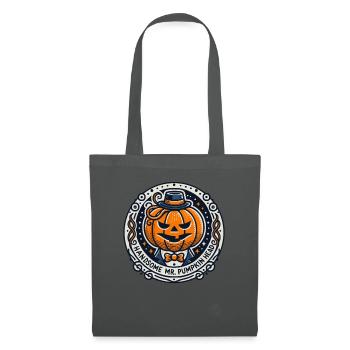 The handsome Mr. Pumpkin Head - Tote Bag - graphite grey - Front