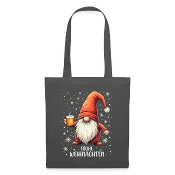 Christmas Gnome Christmas Party Outfit Funny - Tote Bag - graphite grey - Front