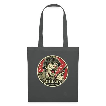 Let freedom resound with a battle cry - Tote Bag - graphite grey - Front