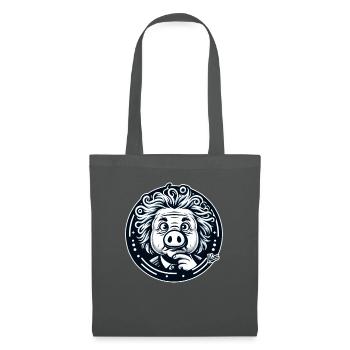 Albert Schweinstein the genius - Tote Bag - graphite grey - Front