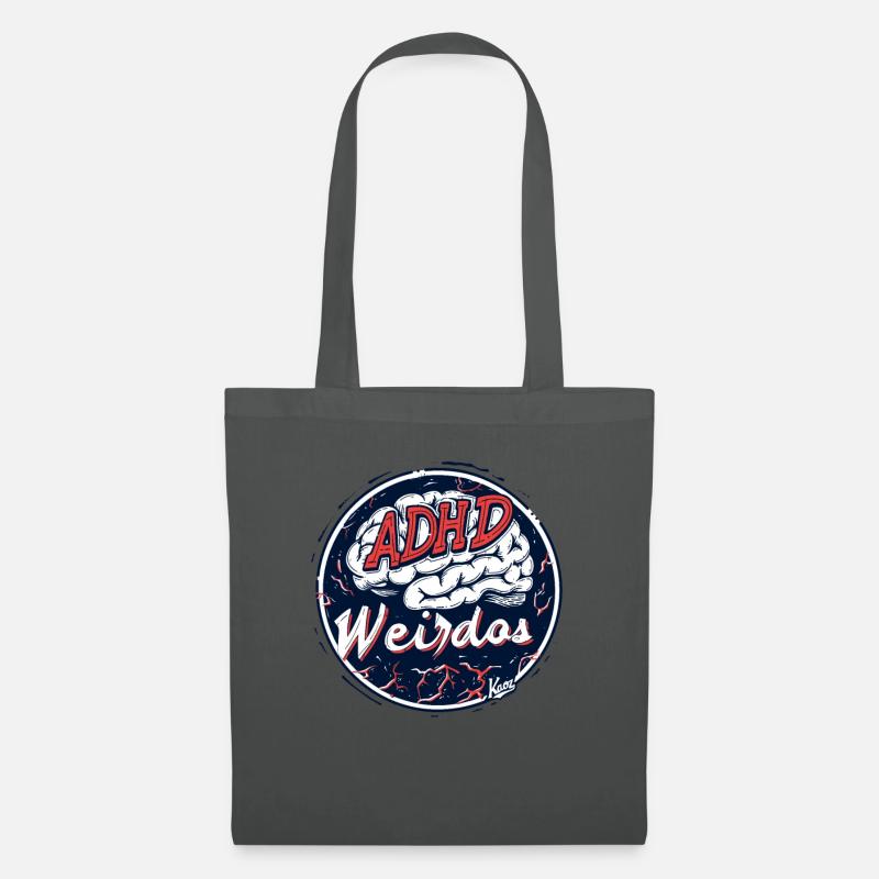 ADHD Brain Freaks - Tote Bag - graphite grey