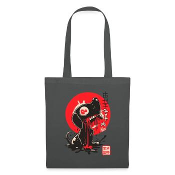 Japanese small dog of horror - Tote Bag - graphite grey - Front