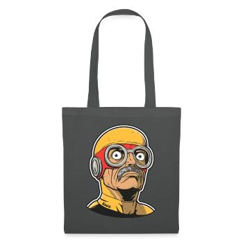 Old Super Hero - Tote Bag - graphite grey - Front
