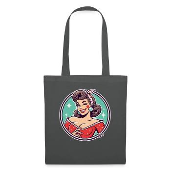 The good retro housewife - Tote Bag - graphite grey - Front