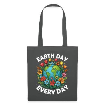 Earth Day Is Ever Day Climate Nature Environment Earth - Tote Bag - graphite grey - Front