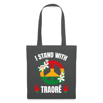 TRAOKREF Artboard 1Traoré Faust Afro Power Design - Sac en tissu - gris graphite - Devant