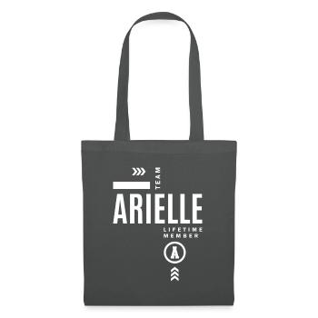  Personalized Name Birthday Gift - Tote Bag - graphite grey - Front