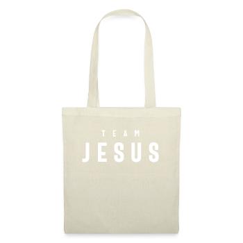 Cadeaux chrétiens pour les groupes de jeunes Équipe Jésus - Sac en tissu - nature - Devant