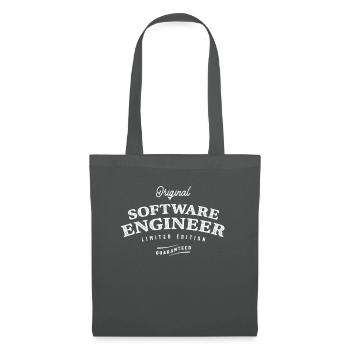 Software Engineer Funny Job Title Profession - Tote Bag - graphite grey - Front
