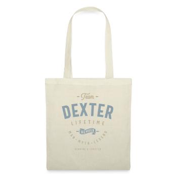 Team Dexter Lifetime Member Personalisierter Name - Stoffbeutel - Natur - Vorne