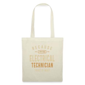 Electrical Technician Job Occupation Birthday Work - Tote Bag - nature - Front