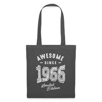 Awesome Since 1966 - 56th Birthday Retro Classic - Tote Bag - graphite grey - Front