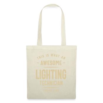 Awesome Lighting Technician Job - Tote Bag - nature - Front