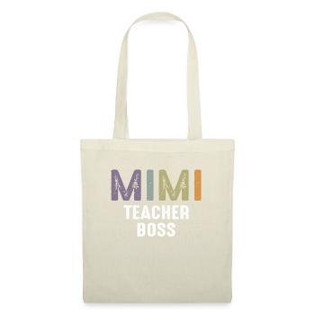Mimi Teacher Boss - Grandma Mommy - Tote Bag - nature - Front