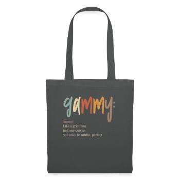 Gammy Definition Funny Grandma - Tote Bag - graphite grey - Front