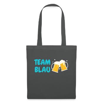 Team Blau - Stoffbeutel - Graphite - Vorne