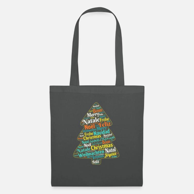 Geschenkidee Weihnachten - Stoffbeutel - Graphite