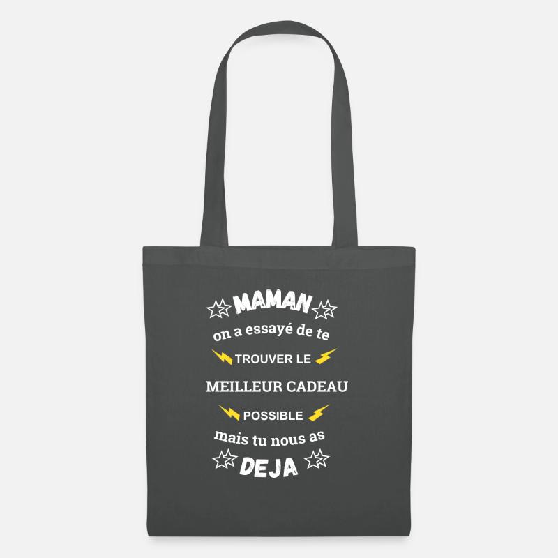 Mama, Bestes Muttertagsgeschenk - Stoffbeutel - Graphite