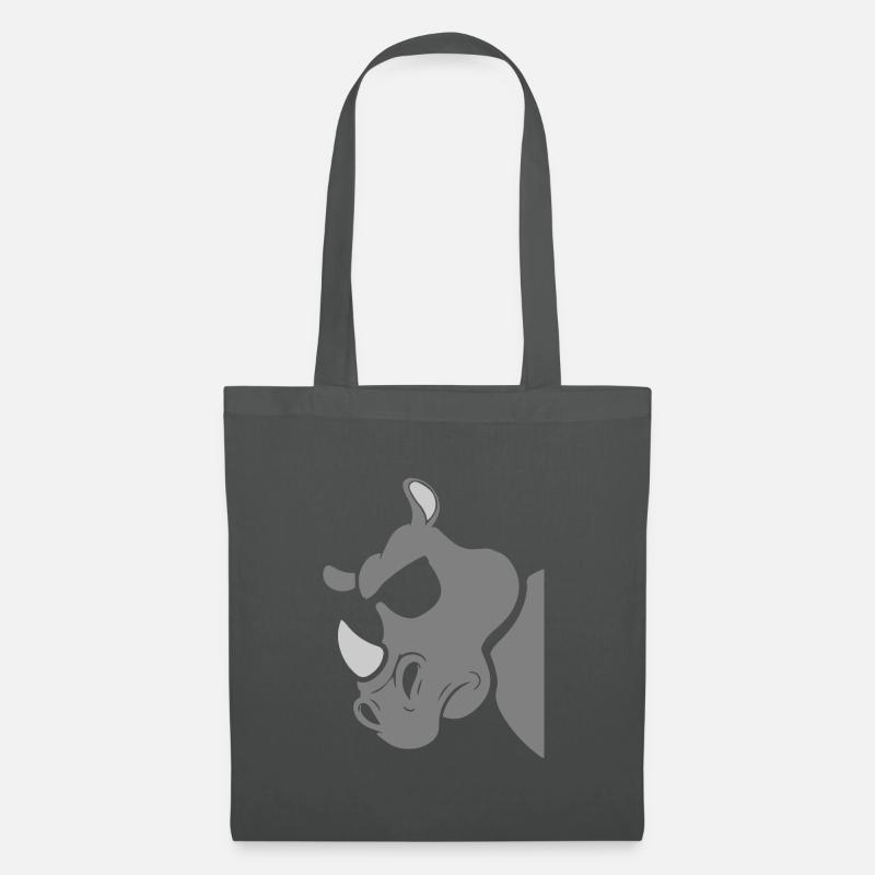 Nashorn - Stoffbeutel - Graphite