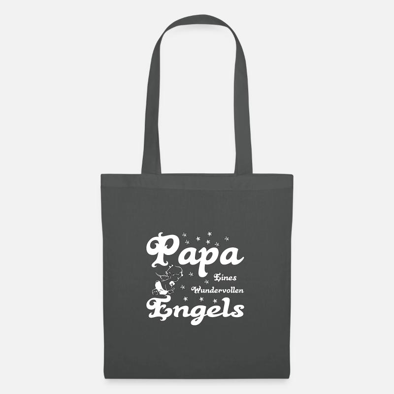 Sternenkind - Papa eines wundervollen Engels - Stoffbeutel - Graphite