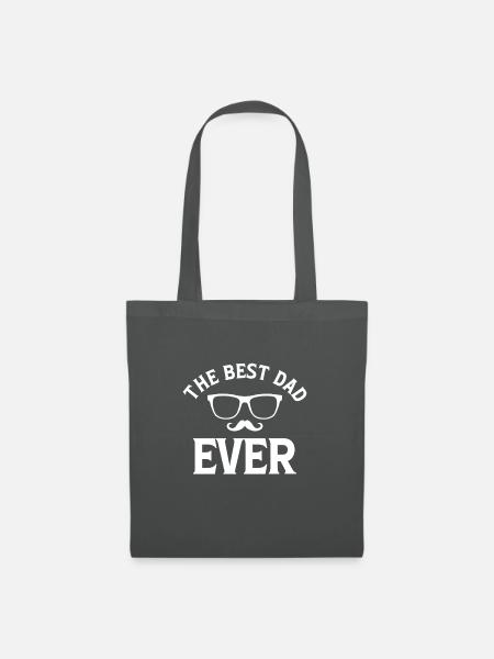 Best Dad Ever - Stoffbeutel - Graphite