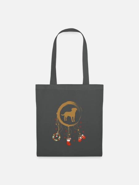 Großer Schweizer Sennenhund Weihnachten Weihnachts - Stoffbeutel - Graphite