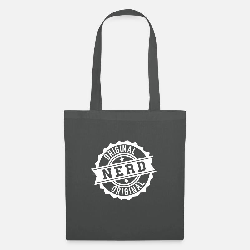 Nerd - Stoffbeutel - Graphite