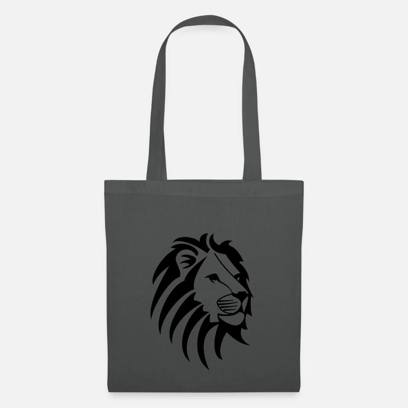 Löwe - Stoffbeutel - Graphite