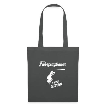 Fahrzeugbauer Frohe Ostern Ostergeschenk Meister - Stoffbeutel - Graphite - Vorne