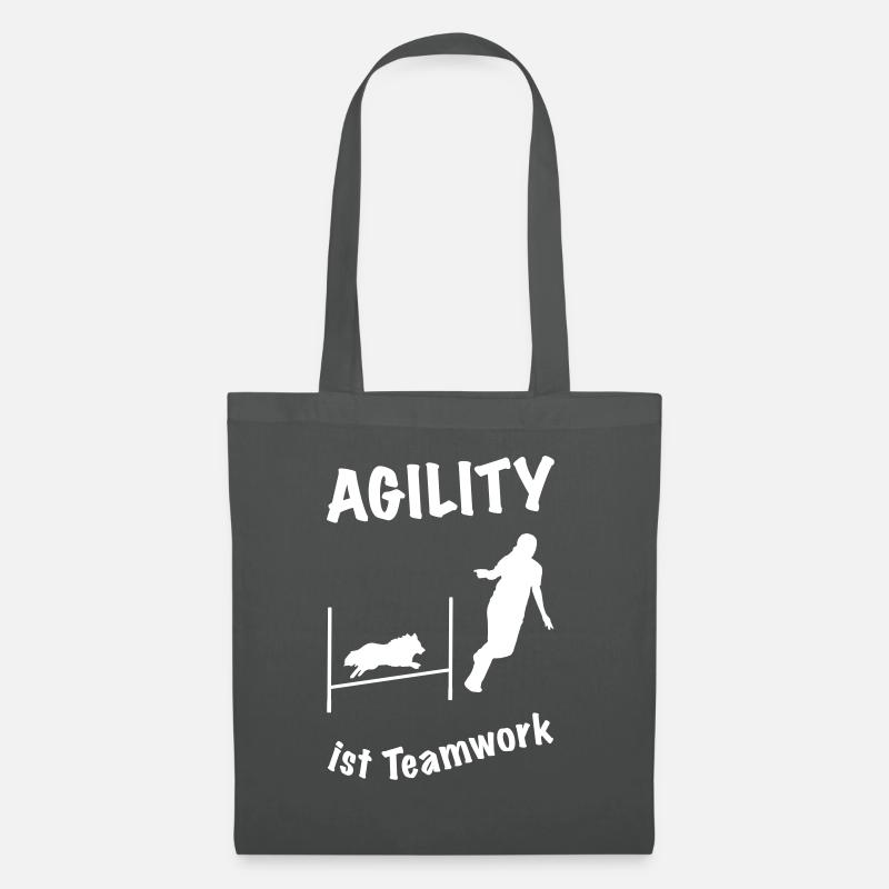 Agility Hürde Sheltie - Stoffbeutel - Graphite