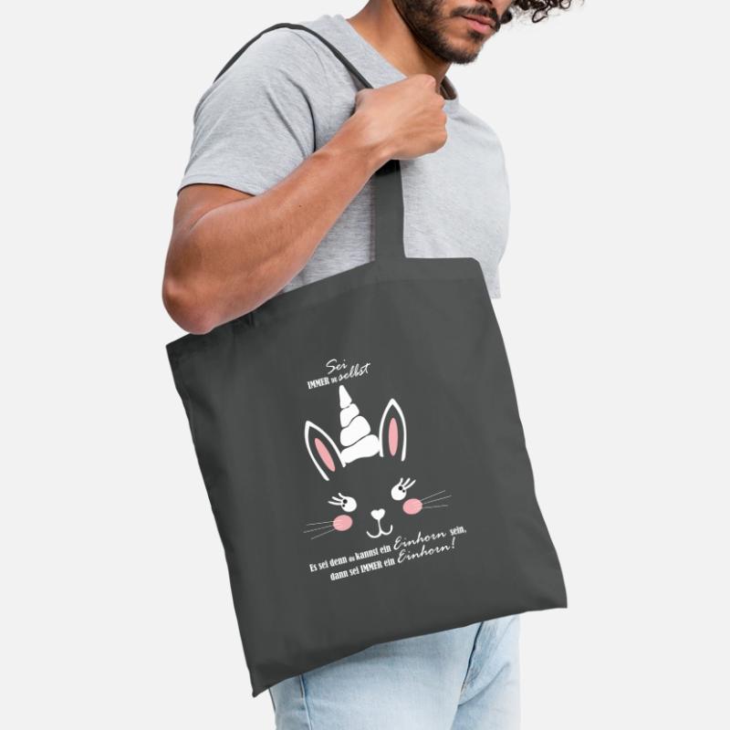 Hase oder Einhorn, oder ein Mischling -Unicorn Stoffbeutel