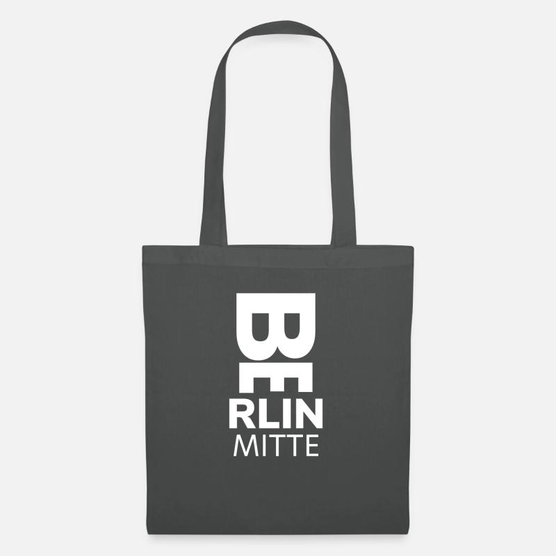 Berlin Mitte ist die Mitte von Berlin - Stoffbeutel - Graphite