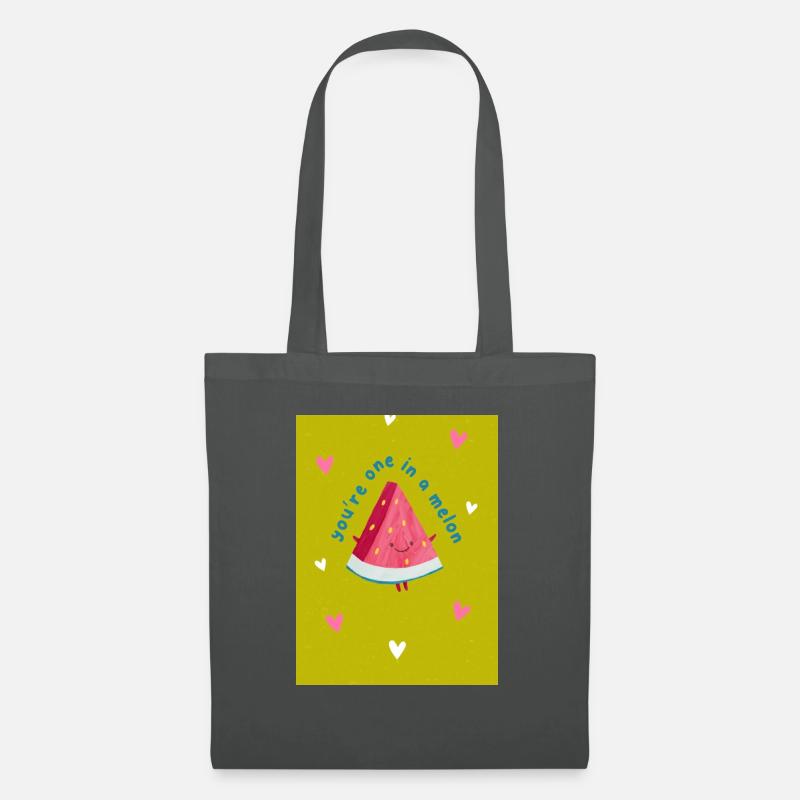 Eins in einer Melone - Stoffbeutel - Graphite
