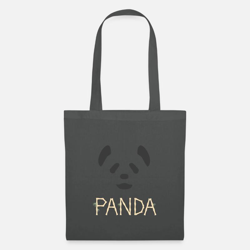 The Panda - Stoffbeutel - Graphite
