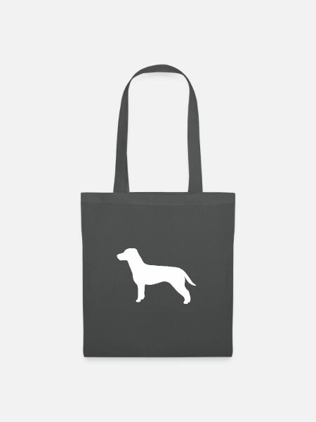 Jack Russell Terrier Silhouette - Stoffbeutel - Graphite