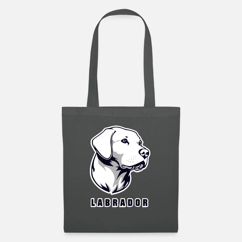 Labrador 3col - Stoffbeutel - Graphite