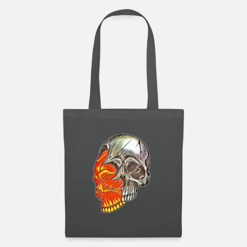 Skull - Tote Bag - graphite grey