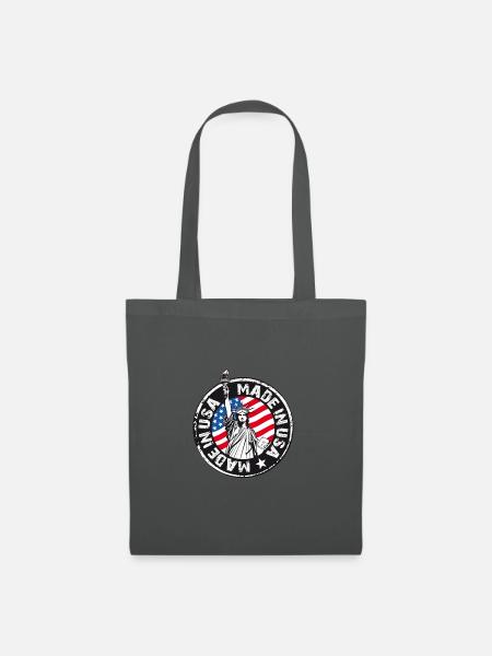 Made in USA - Stoffbeutel - Graphite