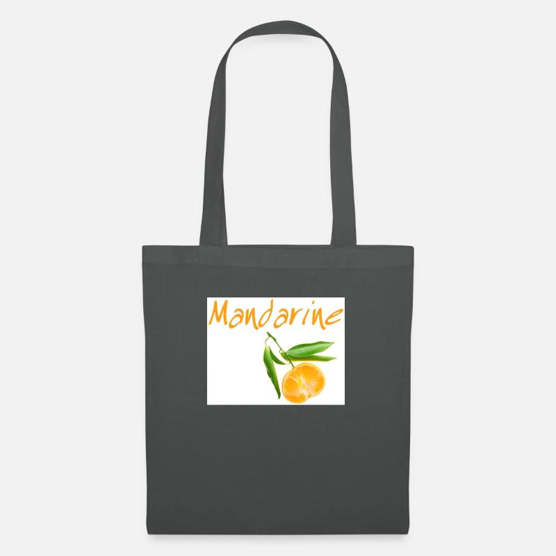 Mandarine - Stoffbeutel - Graphite