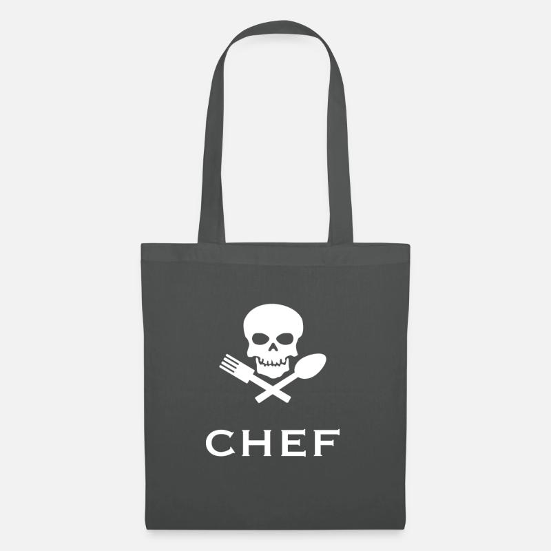 Chef theme - Tote Bag - graphite grey