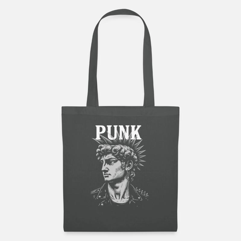 David Michelangelo punk - Borsa di stoffa - grigio grafite