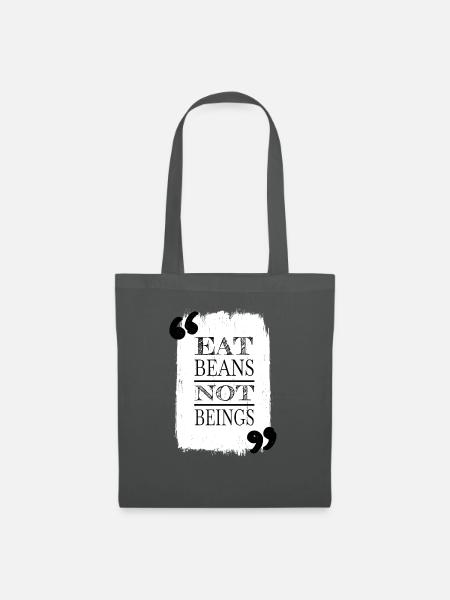 animal rights protect geek care nature - Stoffbeutel - Graphite